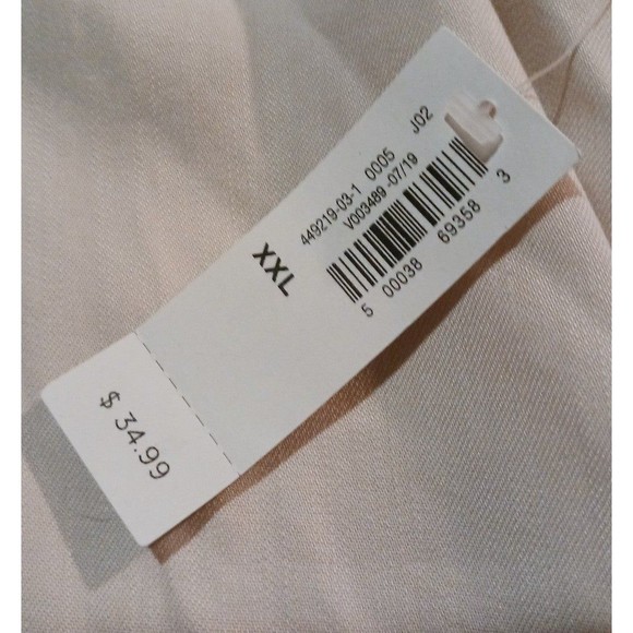 Old Navy Women's Long Sleeve Button Down Shirt 2XL Cream - Picture 5 of 9